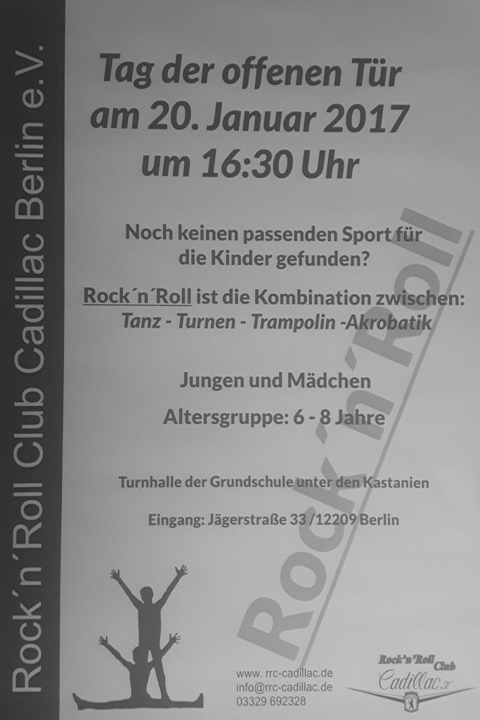 Plakat Tag der offenen Tür 2016